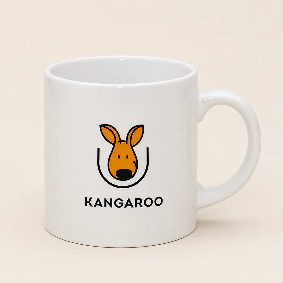 Мала кавова чашка 150 мл — фото з логотипом KANGAROO