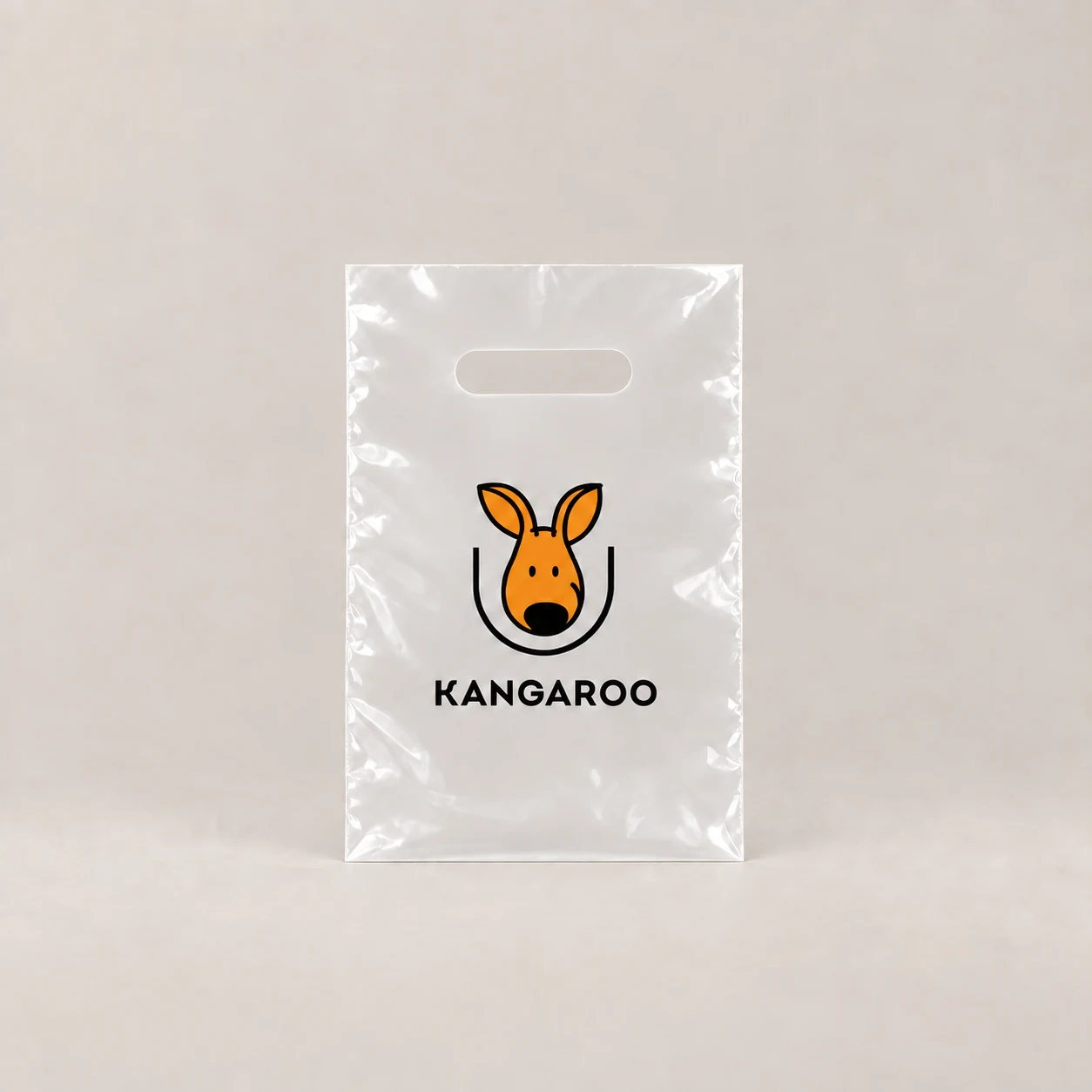 Прозорий пакет-банан 20 × 30 см з логотипом KANGAROO