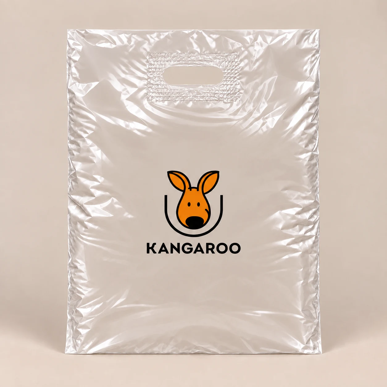 Прозорий пакет-банан 40 × 50 см з логотипом KANGAROO